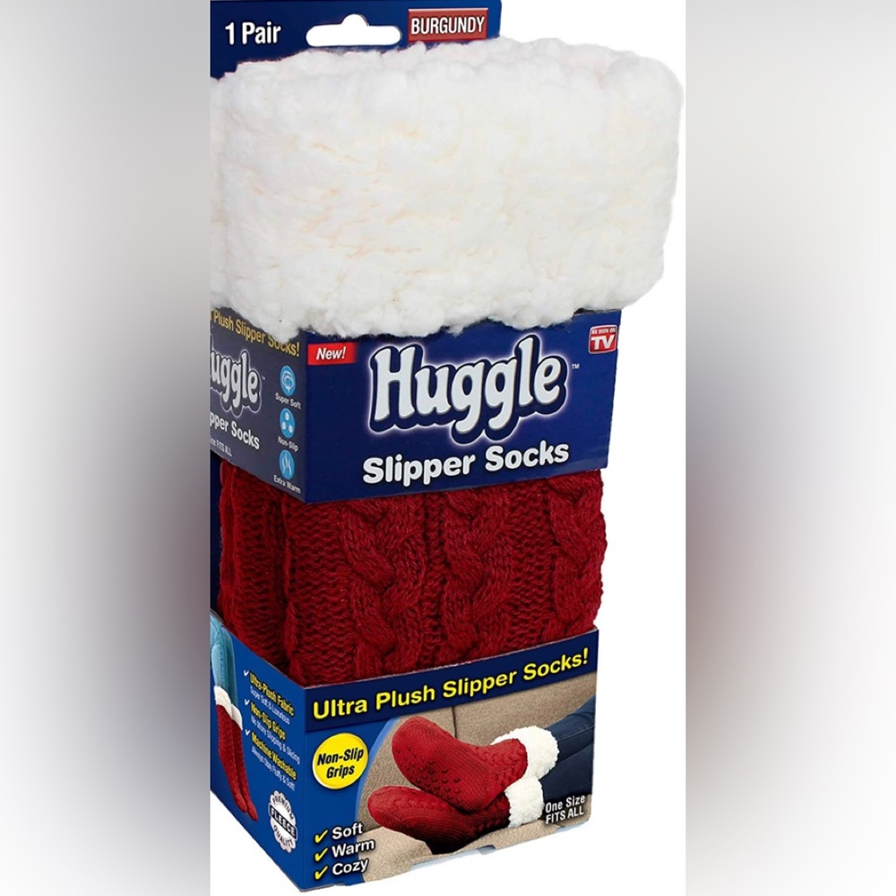 Huggle Slippers Socks one size